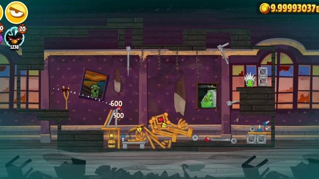 Angry Birds Seasons the pig days level 2-3 mighty eagle 100% Прохождение смотреть онлайн