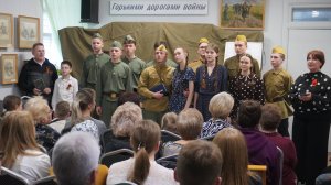 Театральная постановка "Фронтовой дневник неизвестного солдата"