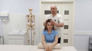 массаж головы, волосистая часть.