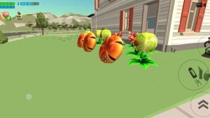 🤩растения против зомби в chicken gun ( этап день) 🤩