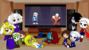 Реакция Undertale на Loser, baby (Hazbin Hotel) UNDERTALE PARODY