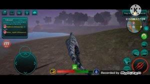 выживание аллозавра в The cursed dinosaurs isle