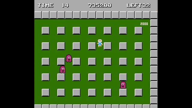 Прохождение игры Bomberman на NES | Бонусный уровень смотреть онлайн