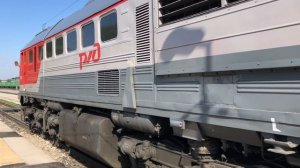 Тепловоз 2М62У-0196 на станции Тула Вяземская