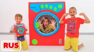 Влад и Ники. Новые веселые истории с игрушками! Видео для детей.