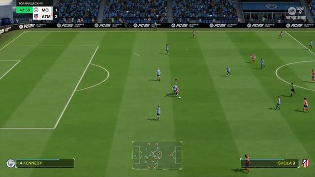 EA Sports FC 25 Женская команда Манчестер сити Атлектико смотреть онлайн
