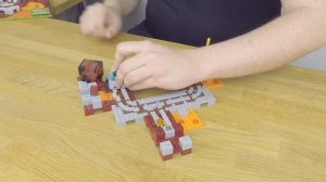 Конструктор Lego Minecraft Подземная железная дорога
