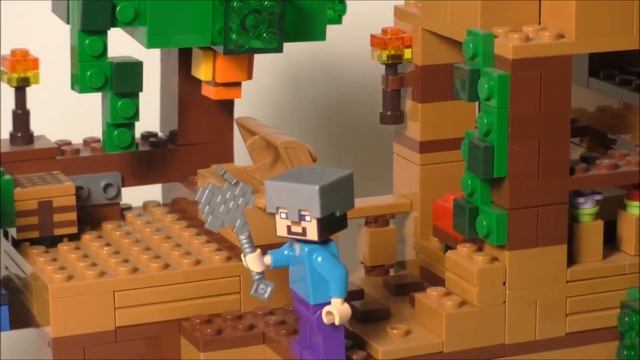 Обзор LEGO набора-домик на дереве в джунглях 21125 смотреть онлайн