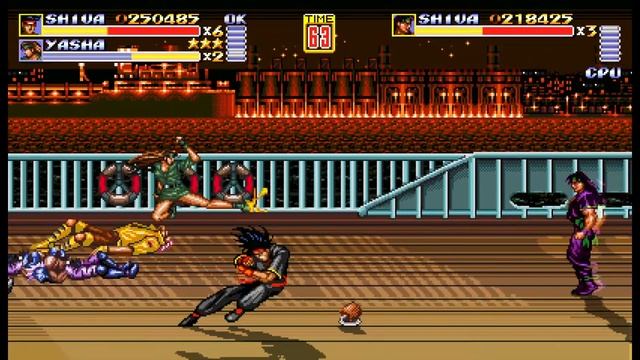 Streets of Rage Remake v5 2 19 Прохождение Shiva in Shiva часть 1