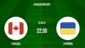 Футбол. Канада - Украина. Товарищеский матч.