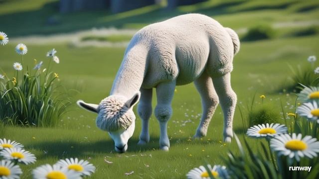 🦙 Альпака-пушистик – Детская песенка и мультик!