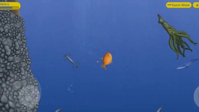 Рыбка стала монстром! Играю в игру Tasty blue. От Вовы