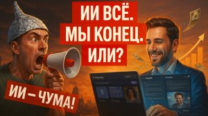 ИИ всё. Мы конец. Или просто кто-то паникует вместо того, чтобы зарабатывать?