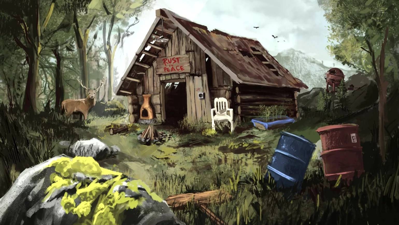 Rust РАСТ - СЕРИЯ 25 ПРОХОЖДЕНИЕ С НУЛЯ (гайд, крафт, фарм ресурсов, игра для души М)