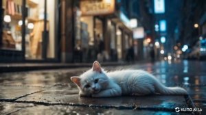 The Lost Kitten and the Journey to Find Its Owner 🐱.#cat #cute #baby