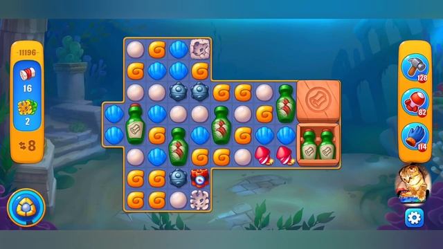 фишдом 2023 # 11196 уровень - прохождение без бустеров # Fishd смотреть онлайн