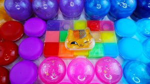 Разноцветный Прозрачный Слайм с Пенопластовыми Шариками 🌈✨ ASMR!