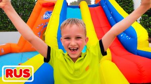 Влад и Ники всегда хотят играть с игрушками! Видео для детей.