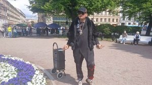 ПИТЕР ❤️ТАНЦОР МАЙКЛ 🤗ТАНЦУЕТ В ЕКАТЕРИНИНСКОМ САДУ 🤗❤️