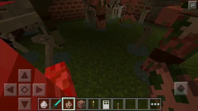 Эпичная битва в Minecraft зомби VS скелет VS свинозомби смотреть онлайн