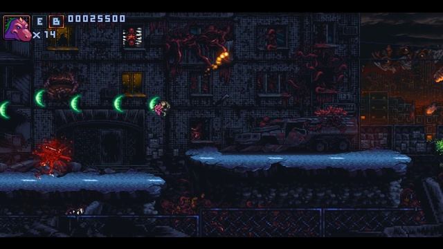 Iron Meat - Уровень "Город" (Игра в стиле "Run n' Gun) смотреть онлайн