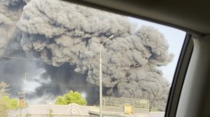 Пожар в подмосковном Пушкино