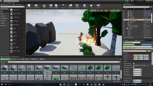 ДЕЛАЮ ИГРУ НИЧЕГО НЕ УМЕЯ / Часть 7 / Освещение смотреть онлайн