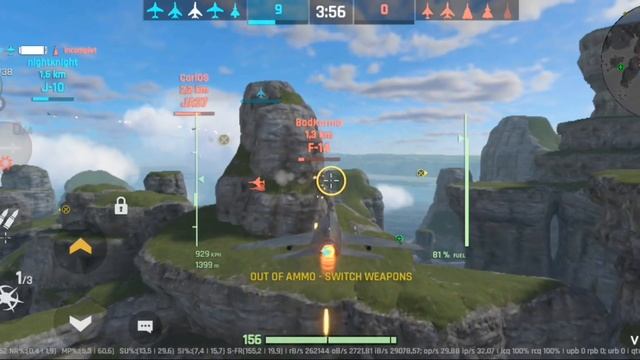 F-100 Super Saber . обзор самолёта в Metalstorm смотреть онлайн