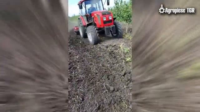 Запуск полуприцепной дисковой бороны EFE ELP 20 61 с тракто смотреть онлайн