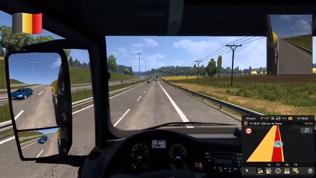 Euro Truck Simulator 2 | ETS2 | Рейс "Аммиак" Кале 🇫🇷 - Страсбург 🇫 смотреть онлайн