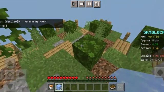 Обзор ЛУЧШЕГО Сервера с СкайБлоком! смотреть онлайн