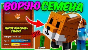 Я ВОРУЮ СЕМЕНА с АРМИЕЙ RED FOX в ВЫРАСТИ САД | GROW a GARDEN ROBLOX 🔥