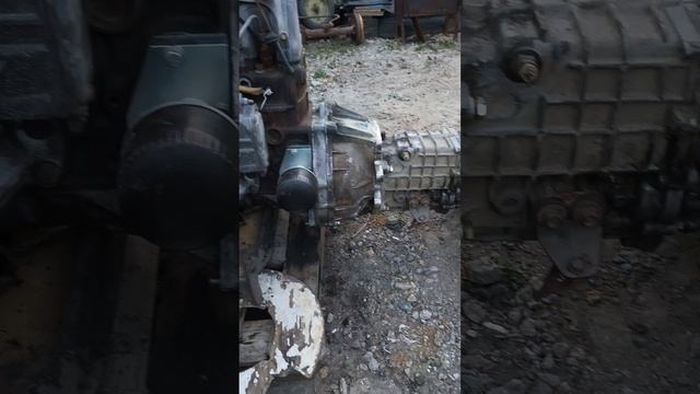 установил КПП Волга на ом616 Мерседес