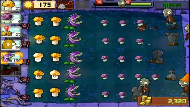 (Plants vs zombies) Растения против зомби (#5) : уровень 2.2 смотреть онлайн