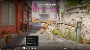 Калаш из нового кейса прямо с завода AK-47 | Searing Rage