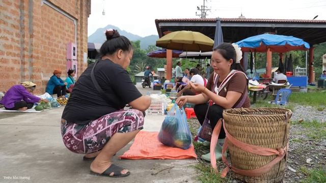''Harvesting Watermelon to Sell at Market - Cooking a Meal After a Hard Day''. Trieu Mai Huong