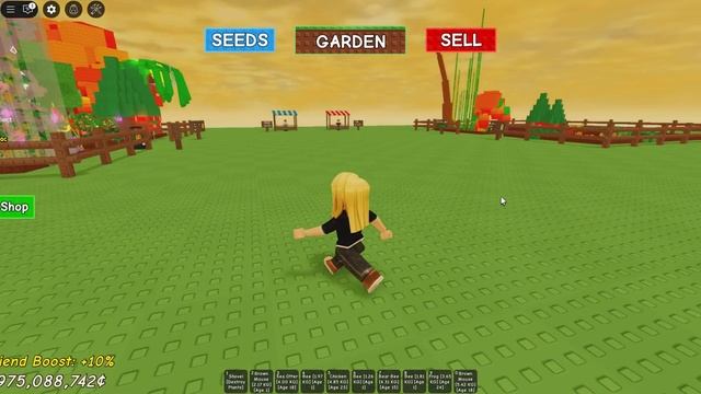 Roblox: Собираем мёд в огороде