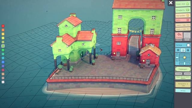 крутая игра Townscaper смотреть онлайн