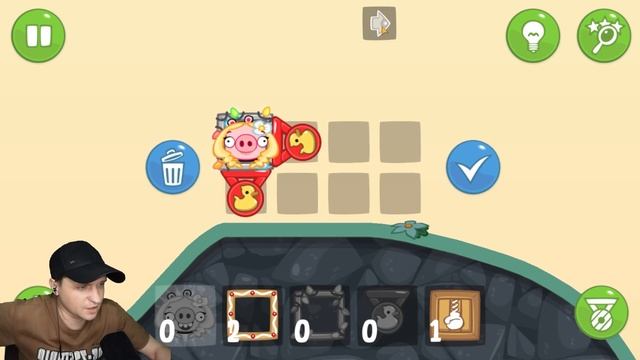 Прыжок недоверия Bad Piggies #34 смотреть онлайн