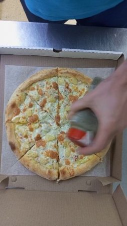 пицца ананас   #pizza #food #cooking #recipe #ананас #chicken #пицца #еда #кулинария