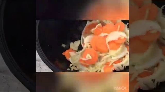 Картофель по-охотничьи в казане #картофельвказане