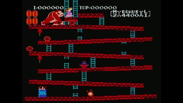 Аркадная легенда: Donkey Kong (NES) — Полное прохождение