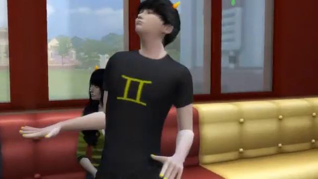 sims 4: homestuck: соллукс танцует под песни кукриниксы - кайф смотреть онлайн