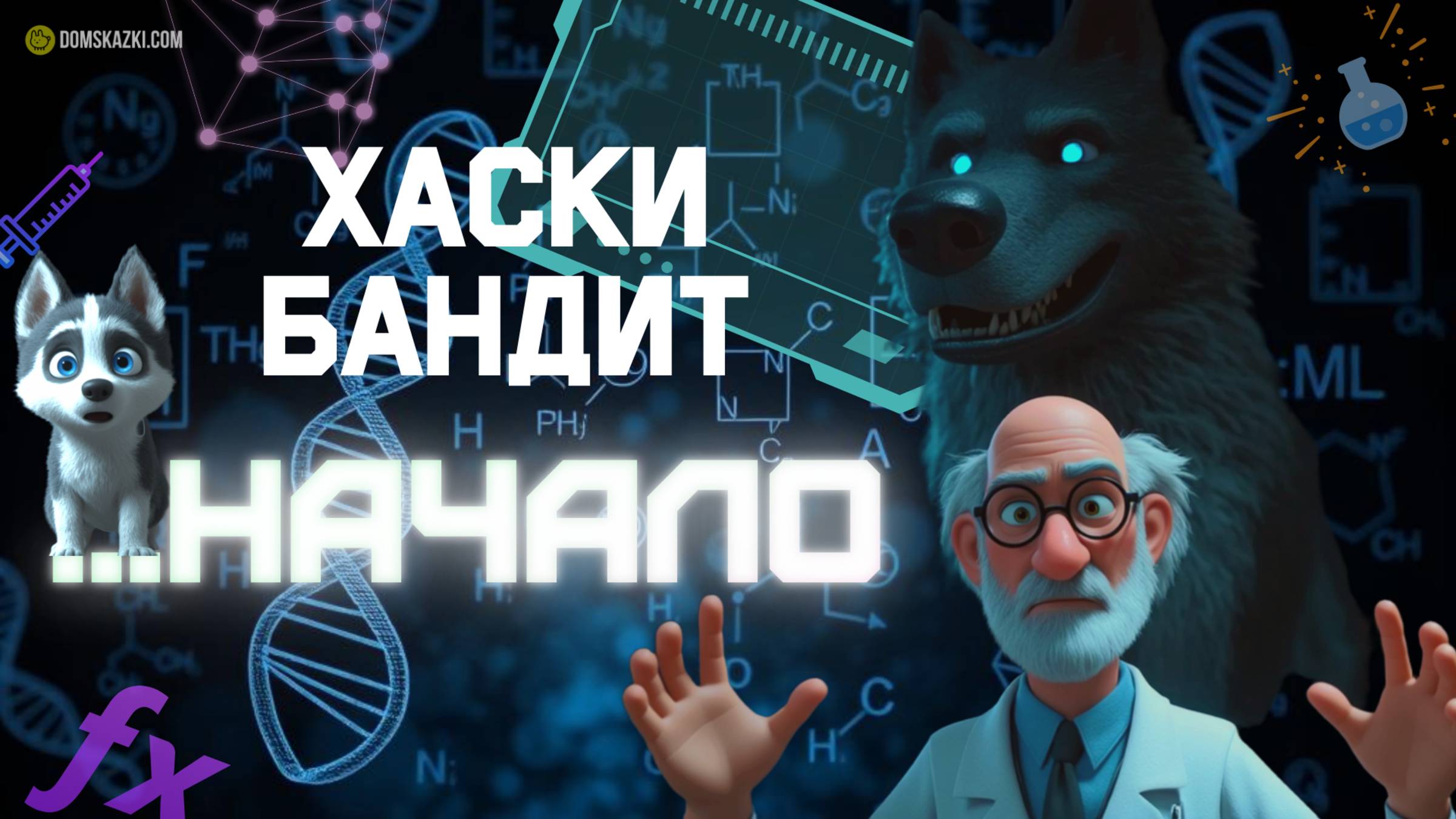 Хаски Бандит Начало | Сказки приключения