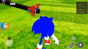Соник бежит (другая версия) sonic run(another version)
