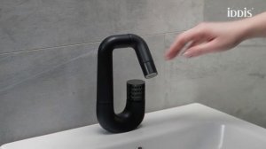 Смеситель для раковины Iddis Twist TWIBLBTi01 с управлением Push Co