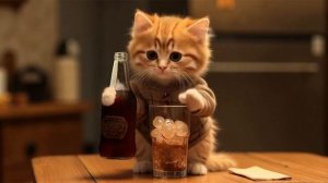 Tiny Cat_ Tired of the Grind_ This Cat Found the Best Way to Relax!