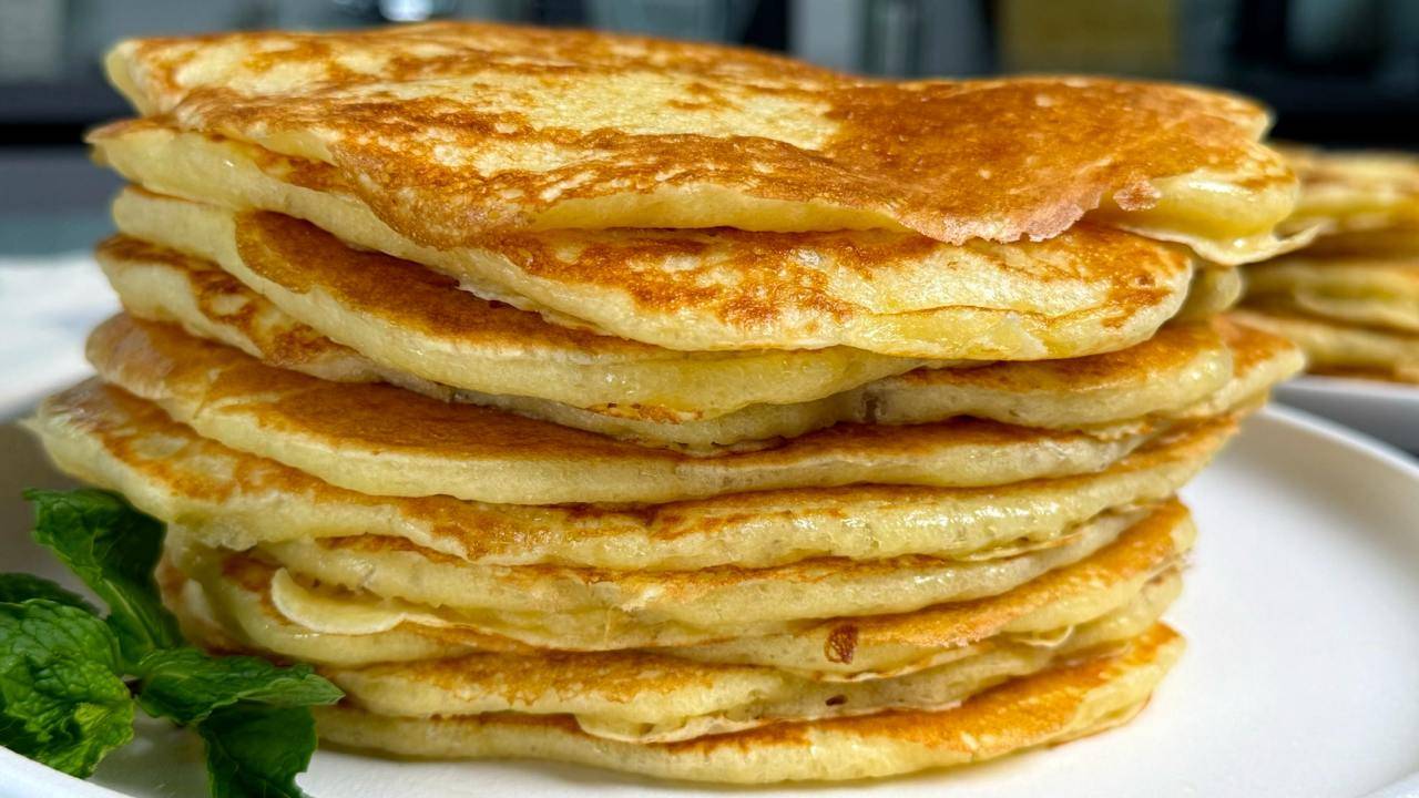 Как ВКУСНО! Блины "Тэбикмэк" , готовлю вместо привычных блинов и блинчиков! Пышные блины!