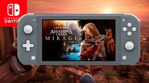 Assassin's Creed Mirage Nintendo Switch Lite Gameplay - Remote Play