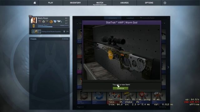 Крафт на удачу!!! Получится ли StatTrak AWP WormGod смотреть онлайн